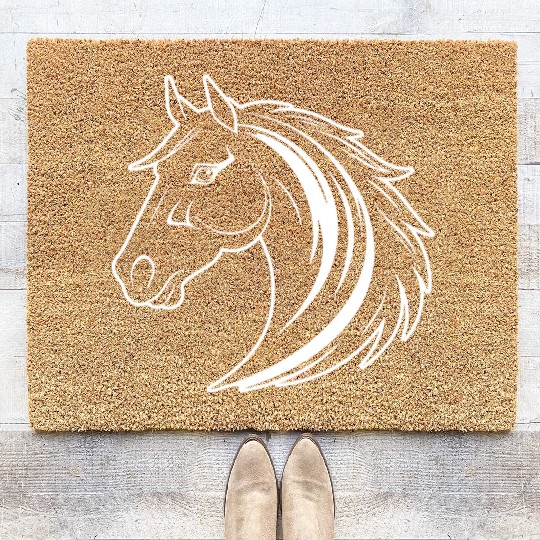 Horse Equine Pony Coir Doormats