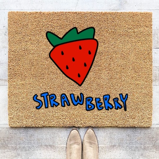 strawberry Coir Doormats