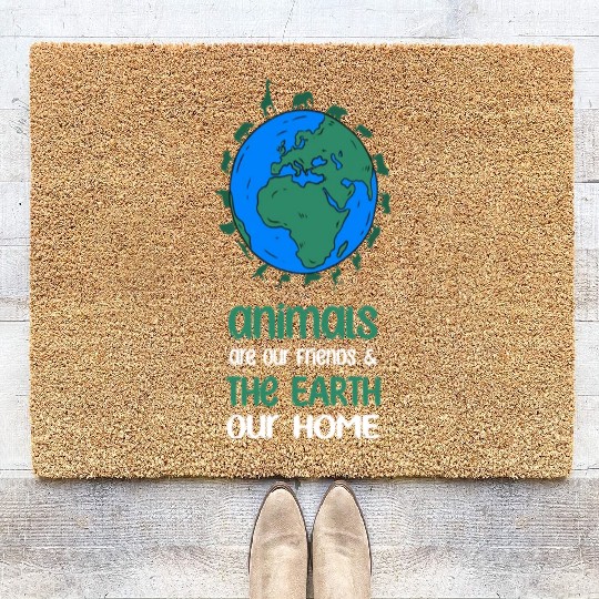 Earth Day Coir Doormats