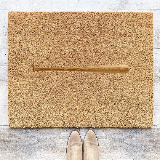 baseball bat Coir Doormats