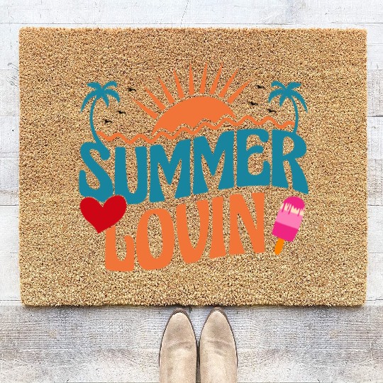Summer Fun Coir Doormats