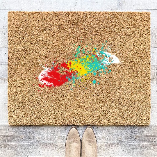 Splash skater Skateboard Coir Doormats