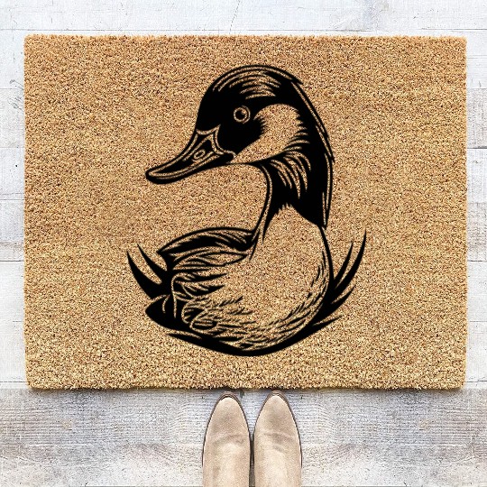 Duck Bird Nature Pond Coir Doormats