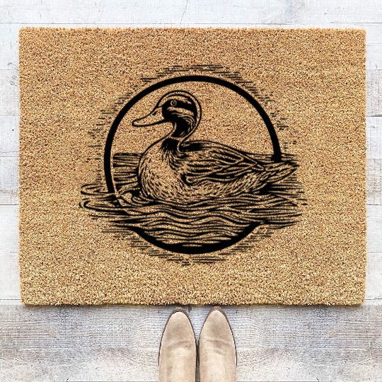 Duck Bird Nature Pond Coir Doormats