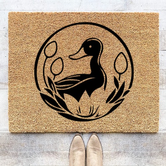 Duck Bird Nature Pond Coir Doormats