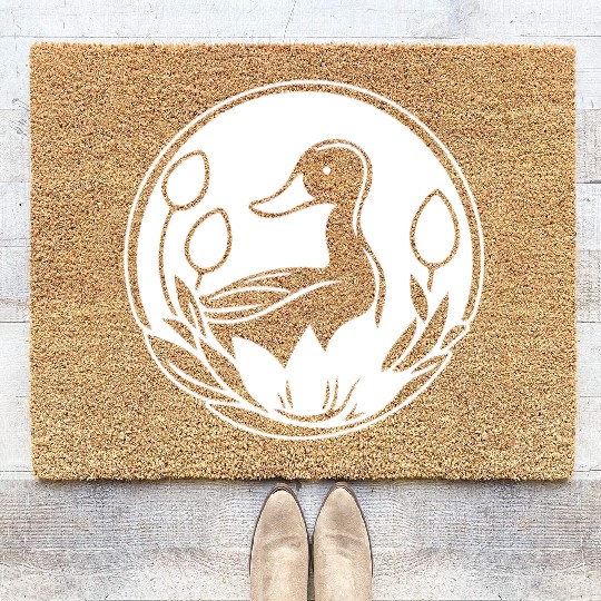 Duck Bird Nature Pond Coir Doormats