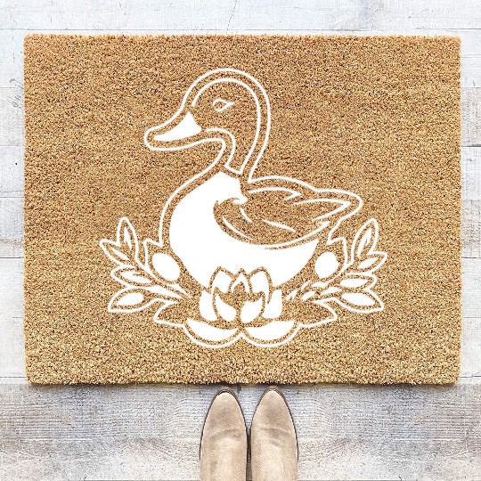 Duck Bird Nature Pond Coir Doormats