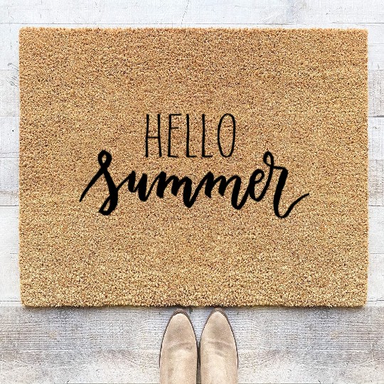 Hello Summer Coir Doormats