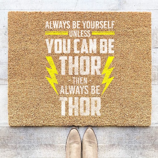 Thor Valhalla God Celtic Coir Doormats