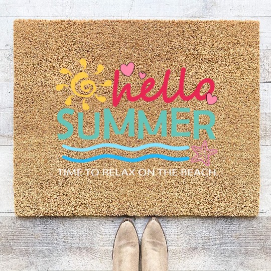 Hello summer Coir Doormats