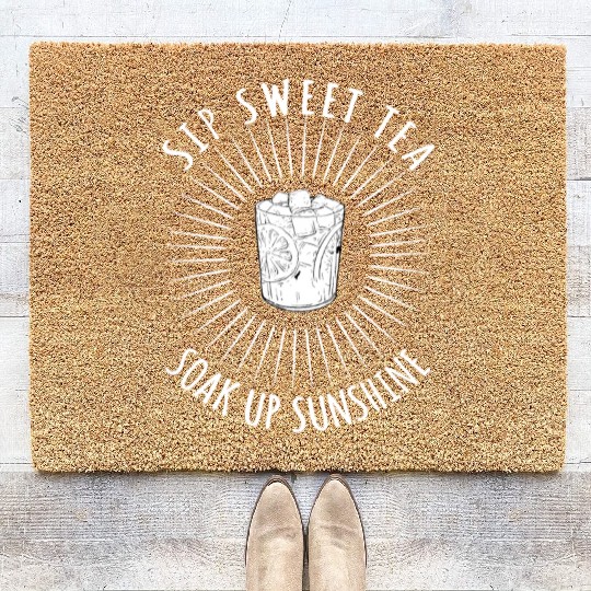 Great Sweet Tea Lover Gift Coir Doormats