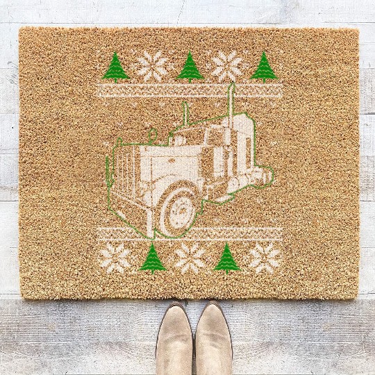 Trucker Ugly Truck Driver Coir Doormats
