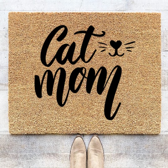 Cat Mom Coir Doormats