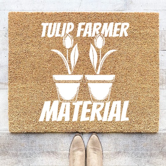 Tulip Gardening Tulips Coir Doormats