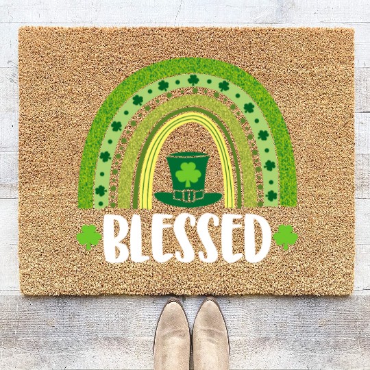 Blessed St Patricks Coir Doormats
