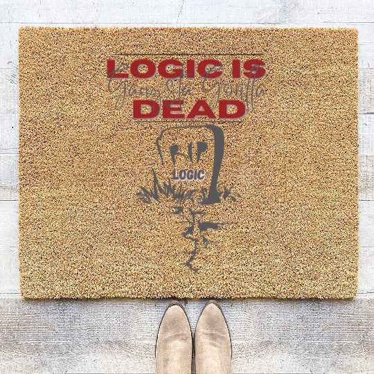Gangsta Gorilla-Logic is Dead Coir Doormats