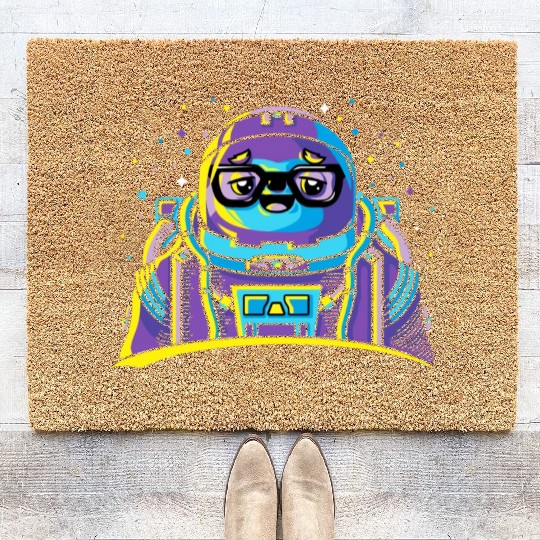 Astro Sloth Coir Doormats