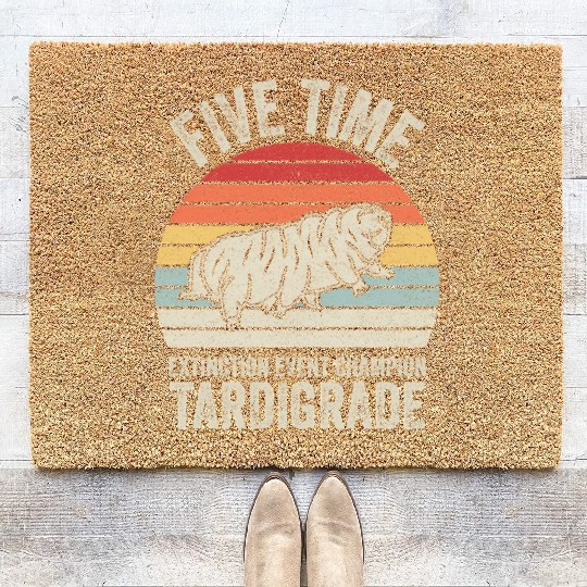 Microbiology Biologist Tardigrade Coir Doormats