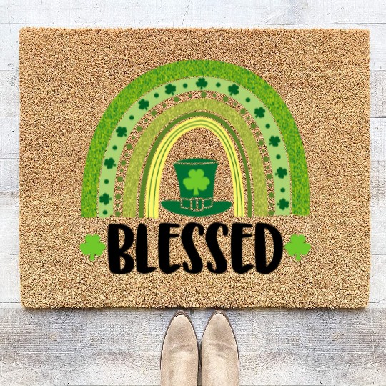 Blessed St Patricks Coir Doormats