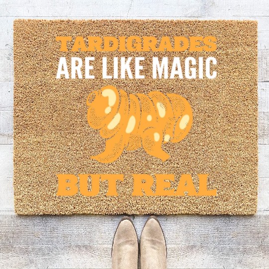 Tardigrades Are Like Magic But Real Tardigrade Coir Doormats