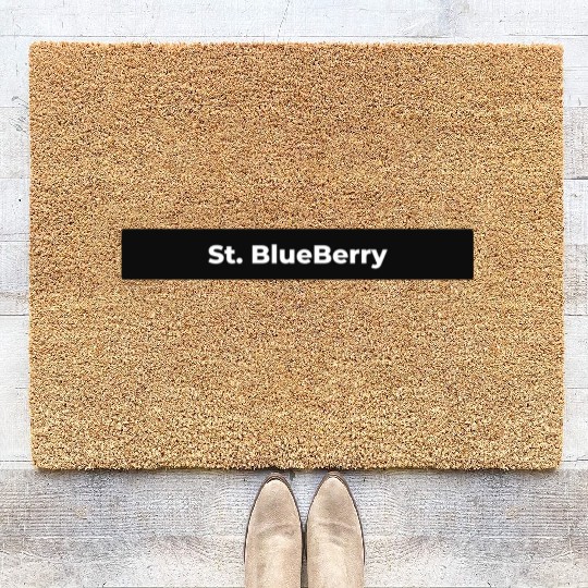 St. Blueberry Coir Doormats