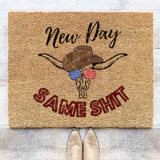 New Day Texas Shit Coir Doormats