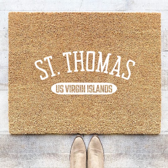 St Thomas Style St Thomas Us Virgin Islands Coir Doormats