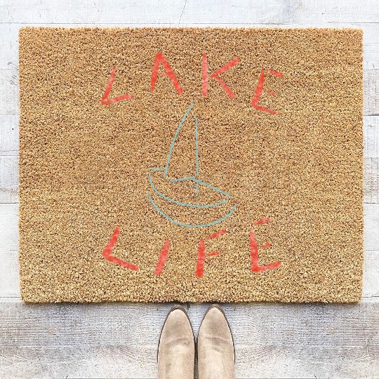 Lake Life Sketch Coir Doormats