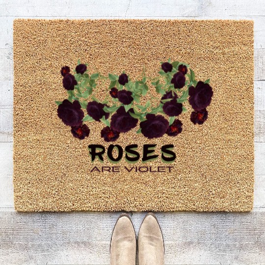 Roses are violet! Coir Doormats