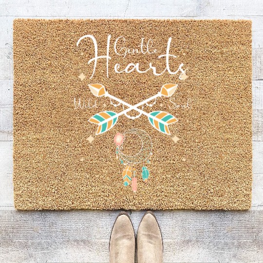 Dream Catcher Native American Sleep Mandala Coir Doormats