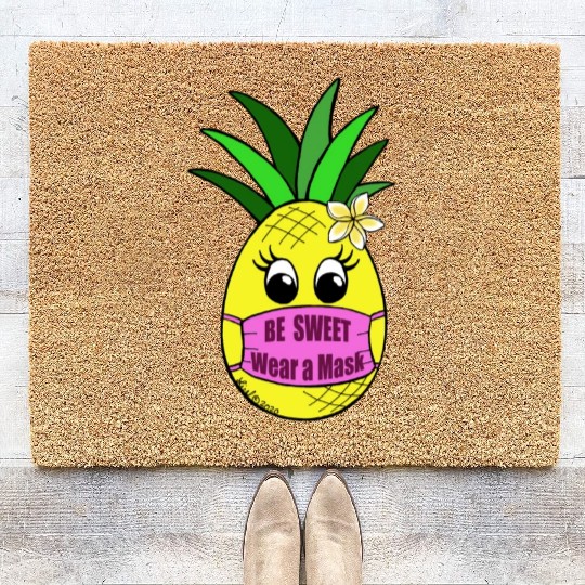Sweet Pineapple Coir Doormats