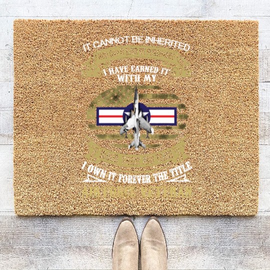F105 Air Force Veteran Coir Doormats
