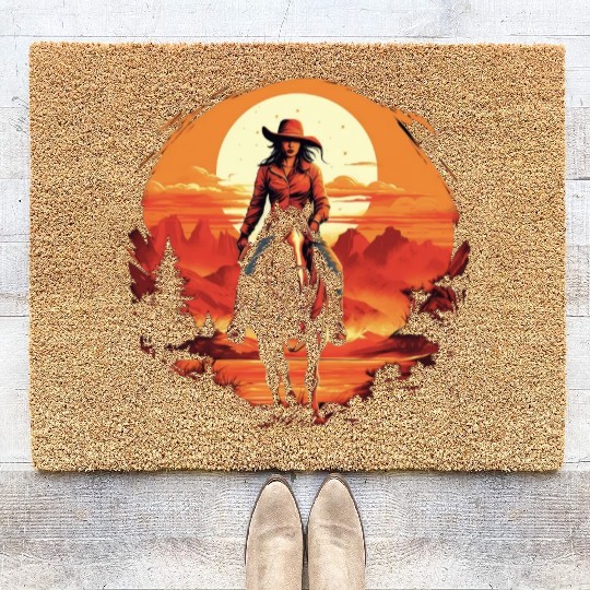 Wild West Journey Coir Doormats