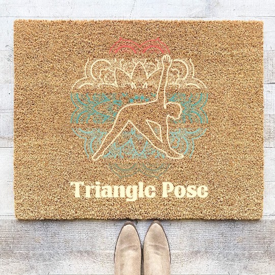 Yoga Triangle Coir Doormats