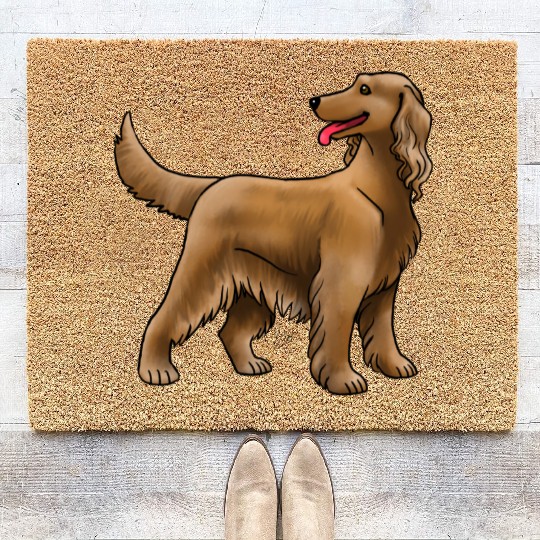 Dog Irish Setter Red Coir Doormats