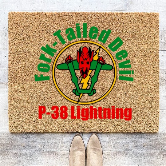 Fork Tailed Devil P 38 Lighting Coir Doormats