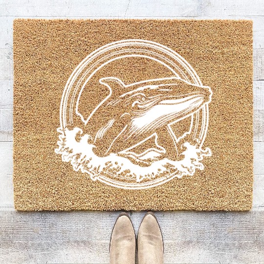 Whale Ocean Marine Coir Doormats