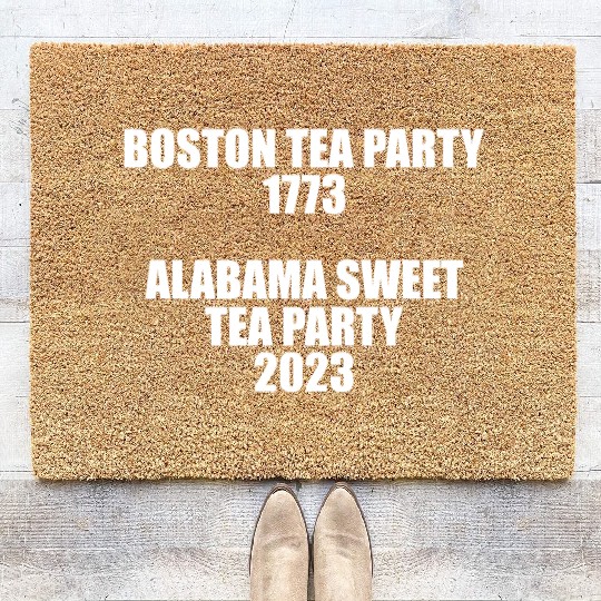 Sweet Tea Party Coir Doormats