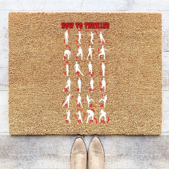 How To Thriller ( for Dark Colours) Coir Doormats