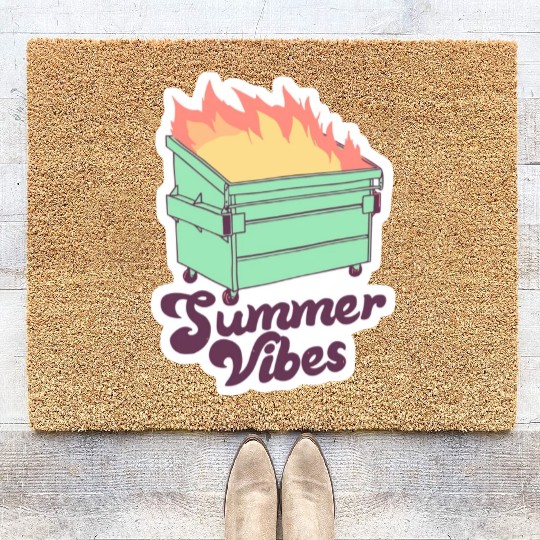 Living Hell: Summer Vibes Coir Doormats