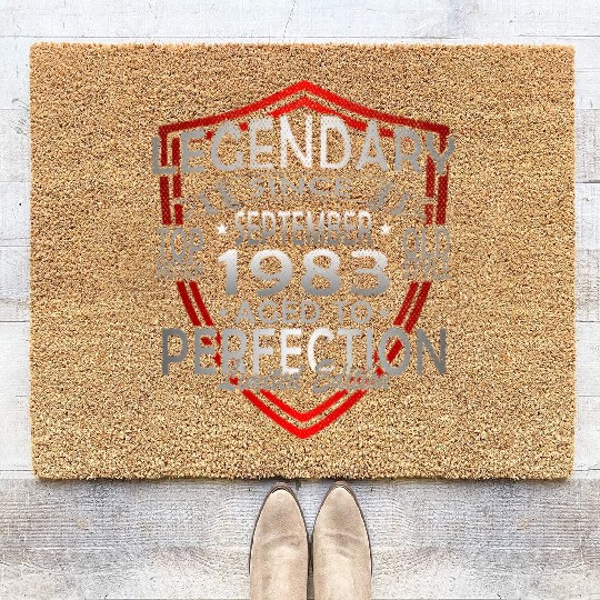 september 1983 Anniversary september 1983 septembe Coir Doormats