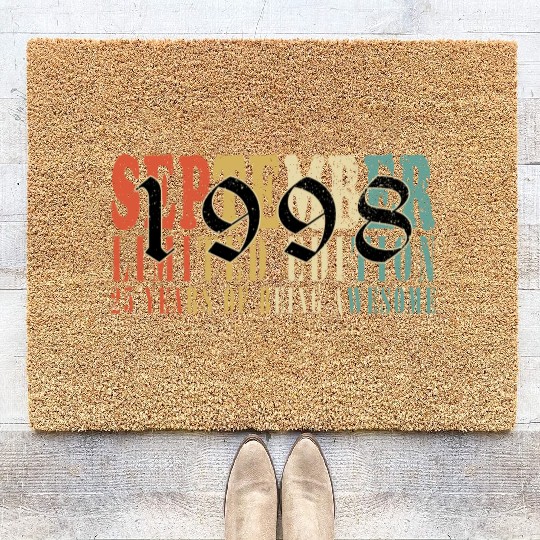 september 1998 Anniversary september 1998 septembe Coir Doormats