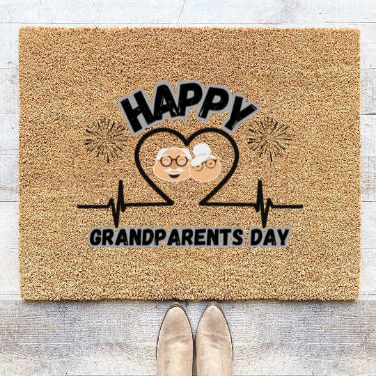 Happy Grandparents Day Coir Doormats