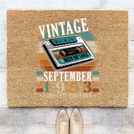 september 1993 Anniversary september 1993 septembe Coir Doormats