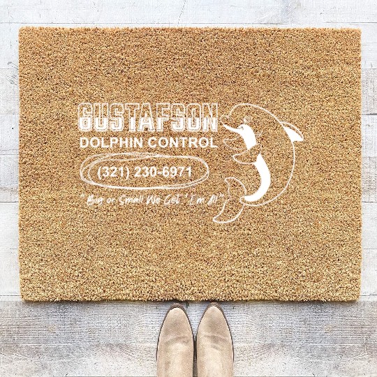 Gustafson dolphin control Coir Doormats