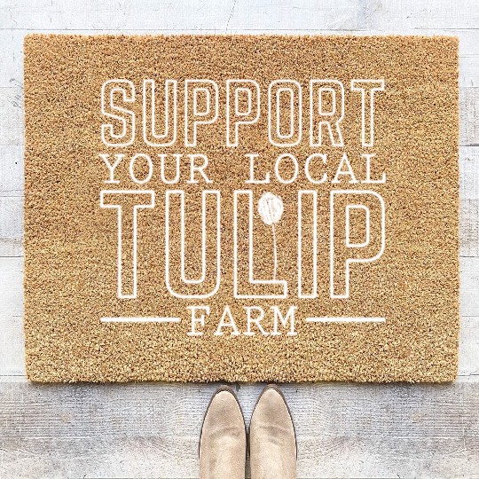 Tulip Gardening Tulips Coir Doormats