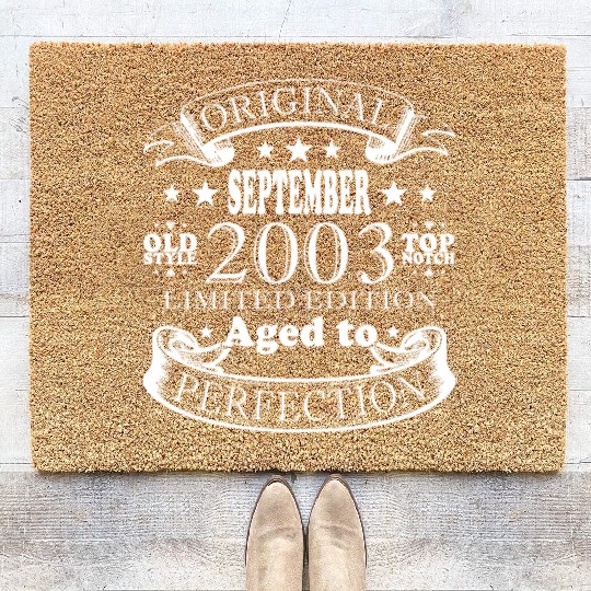 september 2003 Anniversary september 2003 septembe Coir Doormats