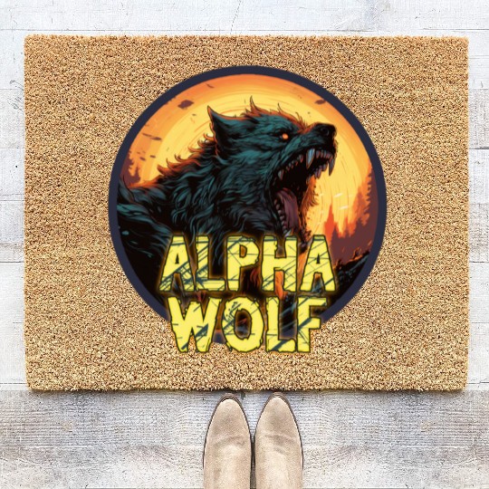 Alpha Wolf Coir Doormats