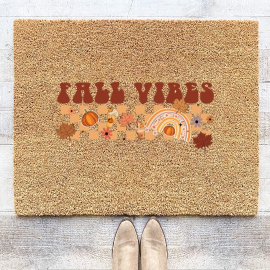 Fall Vibes 1 Coir Doormats
