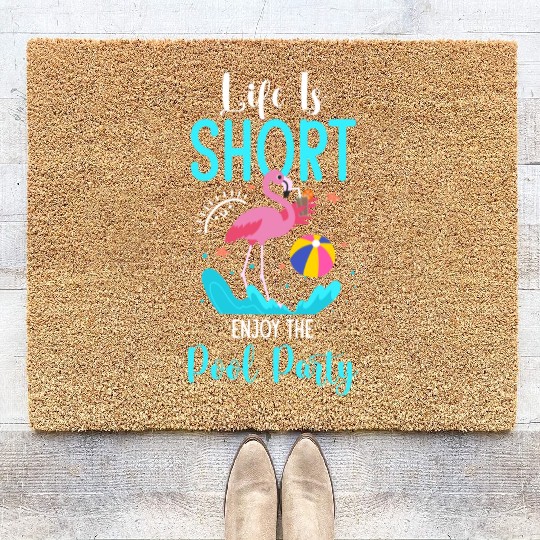 Pool Pool Party Relaxation Summer Coir Doormats